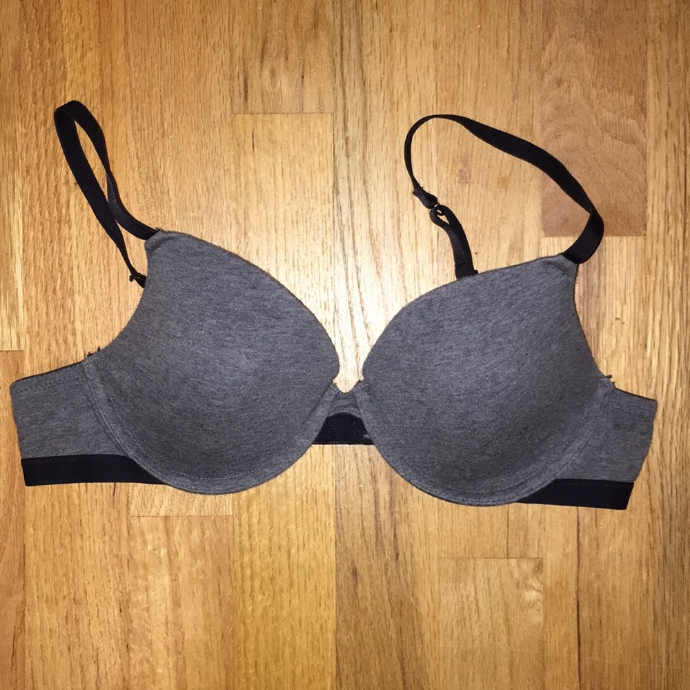 Grey and black Target bra